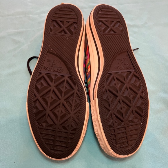 🌈 W7 Multi-color Converse hi-top (RED) Scott Pratt - Picture 8 of 12